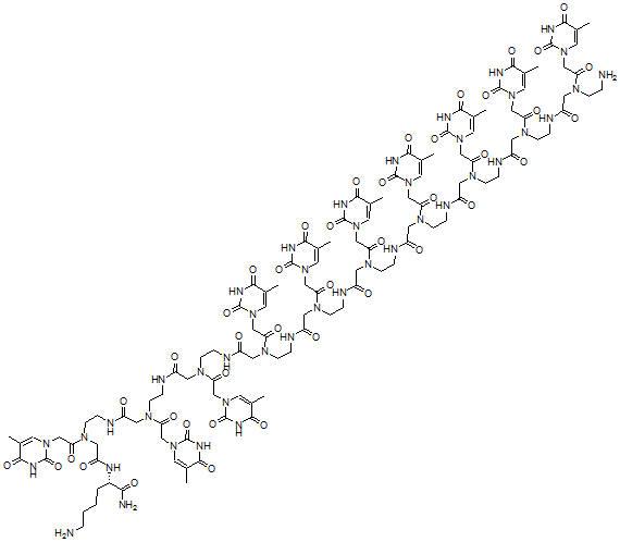 CAS#: 139166-85-1， Peptide nucleic acid, T10-lysine