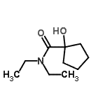 CAS 登录号：13922-29-7， N,N-二乙基-1-羟基环戊烷甲酰胺