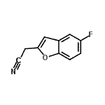 CAS 登录号：139313-91-0， (5-氟-1-苯并呋喃-2-基)乙腈