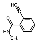 CAS 登录号：139334-73-9， 2-乙炔基-N-甲基苯甲酰胺