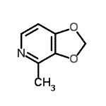 CAS 登录号：139645-21-9， 4-甲基[1,3]二氧杂环戊并[4,5-c]吡啶