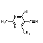 CAS 登录号：13996-06-0， 2,4-二甲基-6-硫代-1,6-二氢-5-嘧啶甲腈