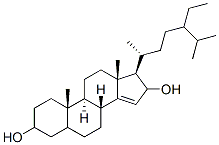 CAS 登录号：140147-34-8， (3S,5S,8R,9S,10S,13R,16R,17R)-17-[(2R,5S)-5-乙基-6-甲基庚烷-2-基]-10,13-二甲基-2,3,4,5,6,7,8,9,11,12,16,17-十二氢-1H-环戊二烯并[a]菲-3,16-二醇