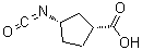 CAS 登录号：140210-16-8， (1R,3S)-3-异氰酸环戊烷羧酸