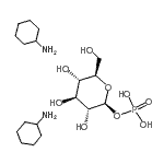 CAS 登录号：14034-70-9， 环己胺-1-O-膦酰-beta-D-吡喃葡萄糖(2:1)