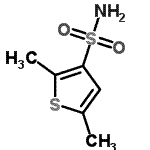 CAS 登录号：140646-60-2， 2,5-二甲基-3-噻吩磺酰胺