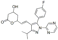 CAS#: 141117-03-5， (4R,6S)-6-[(E)-2-[5-(4-Fluorophenyl)-3-Propan-2-Yl-1-Pyrazin-2-Ylpyrazol-4-Yl]Ethenyl]-4-Hydroxyoxan-2-One