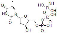 CAS#: 141171-14-4， (Dihydroxyphosphinimyloxy-hydroxy-phosphoryl) [(2R,3S,5R)-3-hydroxy-5-(5-methyl-2,4-dioxo-pyrimidin-1-yl)oxolan-2-yl]methyl hydrogen phosphate
