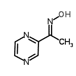 CAS 登录号：141190-61-6， (1E)-N-羟基-1-(2-吡嗪基)乙烷亚胺