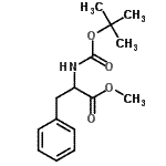 CAS#: 141190-94-5， Methyl N-{[(2-Methyl-2-Propanyl)Oxy]Carbonyl}Phenylalaninate
