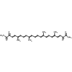 CAS#: 141290-91-7， 6,10,15,19-Tetramethyl-4,6,8,10,12,14,16,18,20-Tetracosanonaene-2,3,22,23-Tetrone