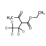 CAS 登录号：141327-44-8， 乙基2-(<sup>2</sup>H<sub>5</sub>)乙基-3-氧代丁酸酯