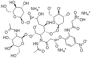CAS#: 141334-39-6， 4-nitrophenyl Tetra(2-acetamido-2-deoxy-D-glucopyranosyl)triphosphatetriammonium salt