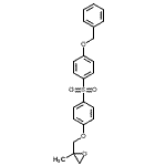 CAS#: 141420-50-0， 2-[(4-{[4-(Benzyloxy)Phenyl]Sulfonyl}Phenoxy)Methyl]-2-Methyloxirane