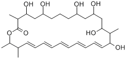 CAS 登录号：141443-39-2， (17Z,19Z,21Z,23Z,25Z)-4,6,10,12,14,16-六羟基-3,15,27,28-四甲基-1-氧杂环二十八碳-17,19,21,23,25-五烯-2-酮