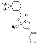 CAS#: 141773-73-1， 2-[1-(3,3-Dimethylcyclohexyl)Ethoxy]-2-Methylpropyl Propionate