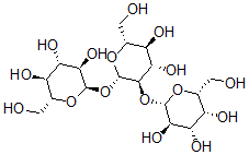 CAS 登录号：141781-71-7， (2S,3R,4S,5R,6R)-2-[(2S,3R,4S,5S,6R)-4,5-二羟基-6-(羟基甲基)-2-[(2R,3R,4S,5S,6R)-3,4,5-三羟基-6-(羟基甲基)四氢吡喃-2-基]氧基四氢吡喃-3-基]氧基-6-(羟基甲基)四氢吡喃-3,4,5-三醇