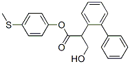 CAS#: 141857-29-6， (4-Methylsulfanylphenyl) 3-Hydroxy-2-(2-Phenylphenyl)Propanoate
