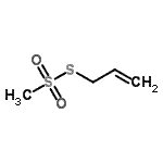 CAS 登录号：14202-77-8， S-烯丙基甲烷硫代磺酸酯