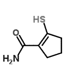 CAS#: 142056-84-6， 2-Sulfanyl-1-Cyclopentene-1-Carboxamide