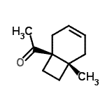 CAS 登录号：142078-15-7， 1-[(1S,6S)-6-甲基双环[4.2.0]辛-3-烯-1-基]乙酮