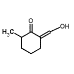 CAS 登录号：142179-26-8， 2-(羟基亚甲基)-6-甲基环己酮