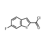 CAS 登录号：142329-20-2， 6-氟-1-苯并噻吩-2-甲酰氯