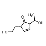 CAS#: 142339-66-0， 2-(1-Hydroxyethyl)-5-(2-Hydroxyethyl)-3-Cyclopenten-1-One