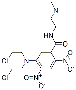 CAS 登录号：142439-63-2， 5-[二(2-氯乙基)氨基]-N-(2-二甲基氨基乙基)-2,4-二硝基苯甲酰胺