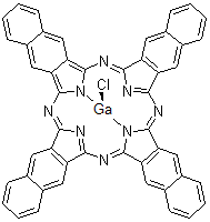 CAS 登录号：142700-78-5， 镓(III)-2,3-萘酞菁氯化物