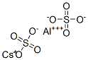 CAS 登录号：14284-36-7， 铝铯二(硫酸盐)