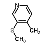 CAS#: 142918-39-6， 4-Methyl-3-Methylsulfanyl-Pyridine