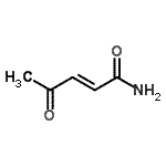 CAS 登录号：14300-80-2， (2E)-4-氧代-2-戊烯酰胺
