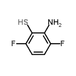 CAS 登录号：143163-91-1， 2-氨基-3,6-二氟苯硫醇
