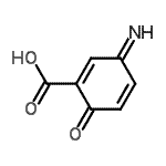 CAS 登录号：143228-42-6， 3-亚氨基-6-氧代-1,4-环己二烯-1-羧酸