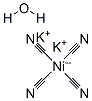 CAS 登录号：14323-41-2， 钾四氰基镍酸盐(II)水合物