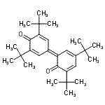 CAS 登录号：14328-90-6， 3,3',5,5'-四(2-甲基-2-丙基)-1,1'-联(环己烷)-1(1'),2',3,5,5'-五烯-2,4'-二酮