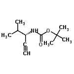 CAS#: 143327-78-0， 2-Methyl-2-Propanyl [(3S)-4-Methyl-1-Pentyn-3-Yl]Carbamate
