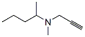 CAS 登录号：143347-01-7， N-甲基-N-丙-2-炔基戊烷-2-胺