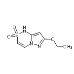 CAS#: 143413-54-1， 7-Ethoxy-1H-Pyrazolo[5,1-c][1,2,4]Thiadiazine 2,2-Dioxide