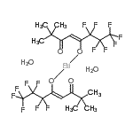 CAS 登录号：143457-82-3， 二[(4Z)-6,6,7,7,8,8,8-七氟-5-(羟基-kappao)-2,2-二甲基-4-辛烯-3-酮]钡二水合物
