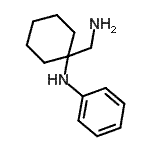 CAS 登录号：143538-87-8， N-[1-(氨基甲基)环己基]苯胺