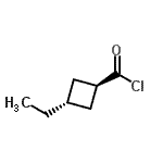 CAS#: 143610-61-1， trans-3-Ethylcyclobutanecarbonyl Chloride