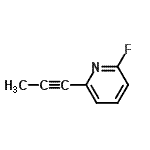 CAS#: 143651-24-5， 2-Fluoro-6-(1-Propyn-1-Yl)Pyridine