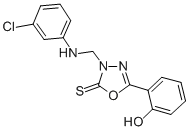 CAS#: 143658-81-5， (6E)-6-[4-[[(3-Chlorophenyl)Amino]Methyl]-5-Sulfanylidene-1,3,4-Oxadiazolidin-2-Ylidene]Cyclohexa-2,4-Dien-1-One