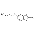 CAS 登录号：14372-65-7， 6-丁氧基-1,3-苯并噻唑-2-胺