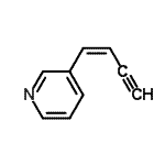 CAS 登录号：143799-42-2， 3-[(1Z)-1-丁烯-3-炔-1-基]吡啶