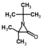 CAS#: 14387-85-0， 3,3-Dimethyl-1-(2-Methyl-2-Propanyl)-2-Aziridinone