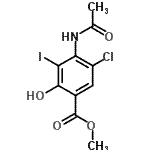 CAS#: 143878-24-4， Methyl 4-Acetamido-5-Chloro-2-Hydroxy-3-Iodobenzoate
