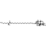 CAS 登录号：14391-03-8， (1R,2R,5S,8S,9S,10R,11S,12S)-5,12-二羟基-11-甲基-6-亚甲基-16-氧代-15-氧杂五环[9.3.2.1<sup>5,8</sup>.0<sup>1,10</sup>.0<sup>2,8</sup>]十七碳-13-烯-9-羧酸-N-十六烷基-L-赖氨酰胺(1:1)